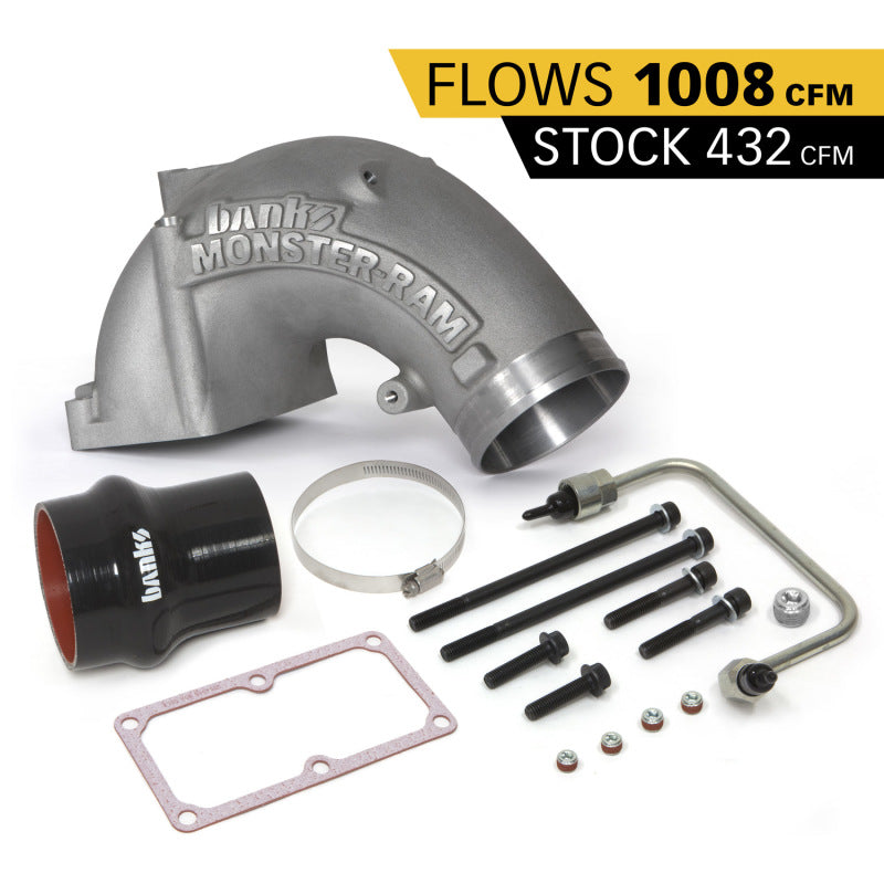 Banks Power 07.5-17 Ram 2500/3500 6.7L Diesel Monster-Ram Intake System w/ Fuel Line 4in Natural - Blais Performance Parts