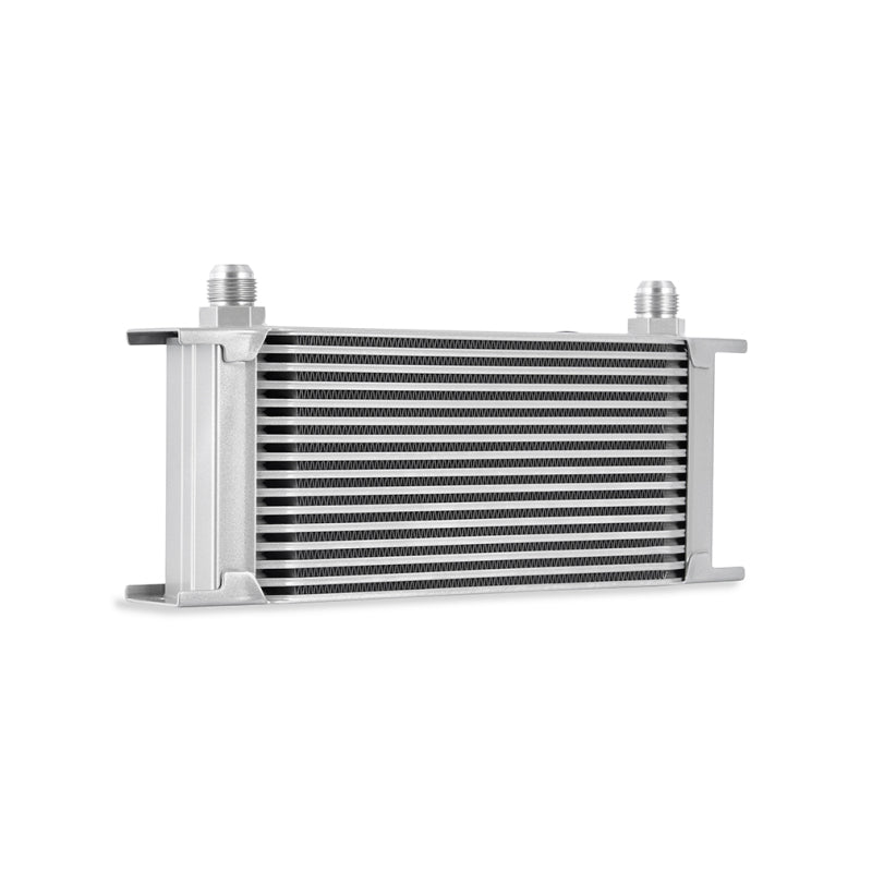 Mishimoto Universal 16-Row Oil Cooler Silver - Blais Performance Parts