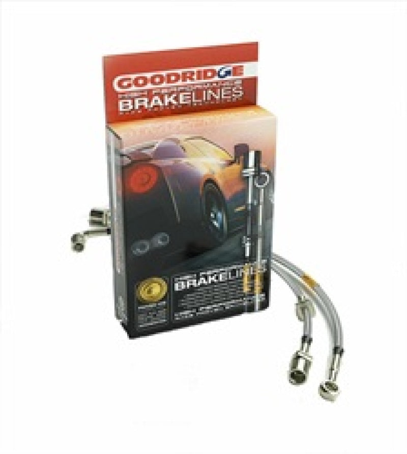 Goodridge 12-13 Honda Civic (All Rear Disc Models - Exc Si) SS Brake Lines - Blais Performance Parts