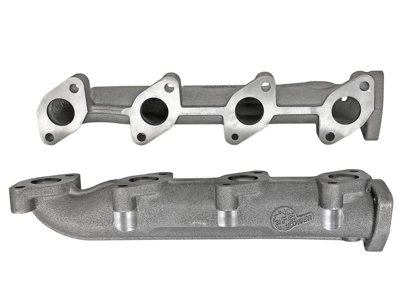 aFe BladeRunner Ported Ductile Iron Exhaust Manifold 08-10 Ford Diesel Trucks V8 6.4L (td) - Blais Performance Parts