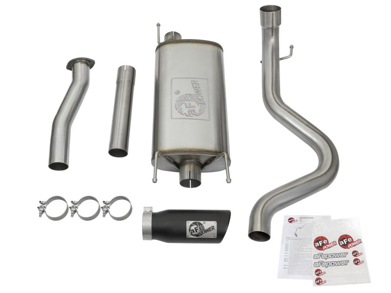 aFe MACHForce XP Cat-Back SS w/Black Tips 16 Toyota Tacoma V6-3.5L - Blais Performance Parts