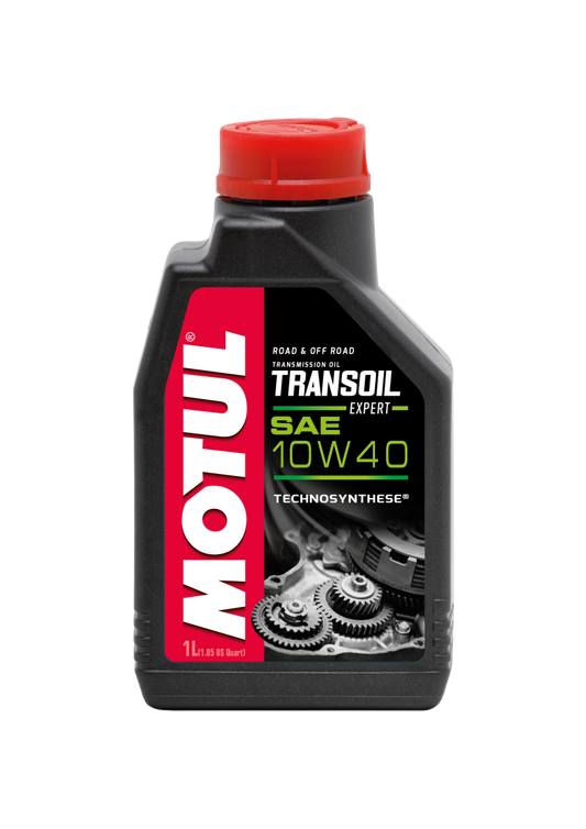 Motul 1L Powersport TRANSOIL Expert SAE 10W40 Technosynthese Fluid for Gearboxes - Blais Performance Parts