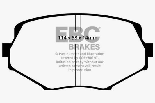 EBC 94-01 Mazda Miata MX5 1.8 Greenstuff Front Brake Pads - Blais Performance Parts