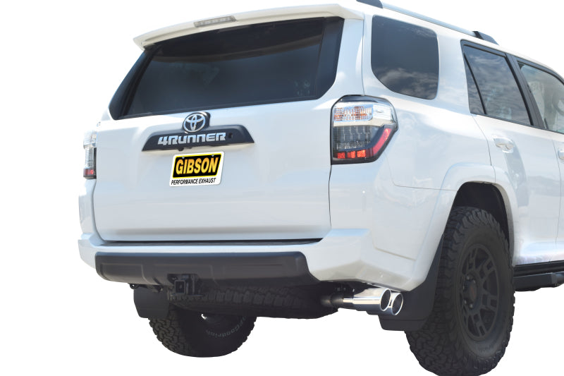 Gibson 04-22 Toyota 4Runner 4.0L 2.5in Cat-Back Dual Sport Exhaust - Stainless - Blais Performance Parts