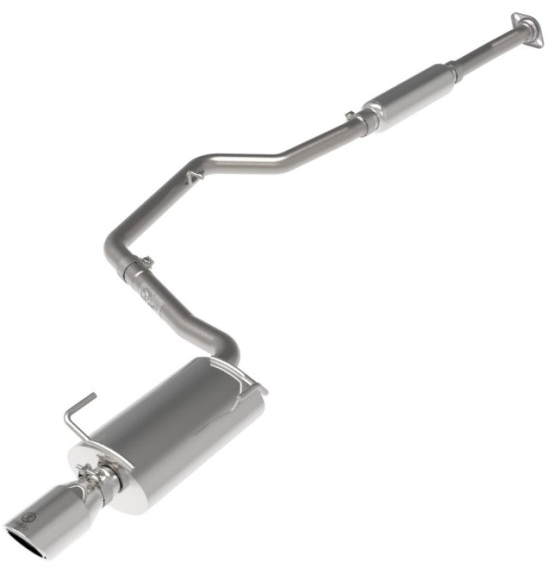 aFe POWER Takeda 12-16 Subaru Impreza 2.0L 2.5in 304SS CB Exhaust w/ Polished Tips - Blais Performance Parts