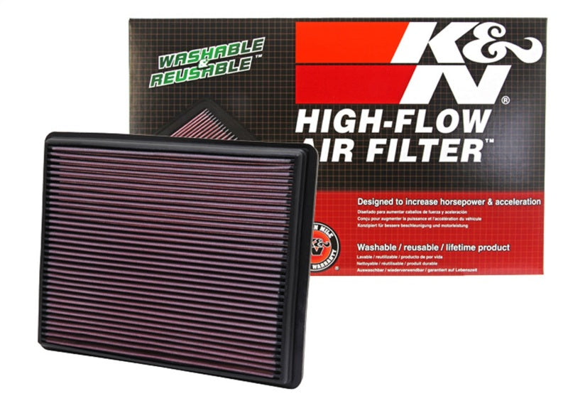 K&N 02-04 Cadillac / 99-10 Chevy/GMC Pickup / 99-01 Jeep Drop In Air Filter - Blais Performance Parts