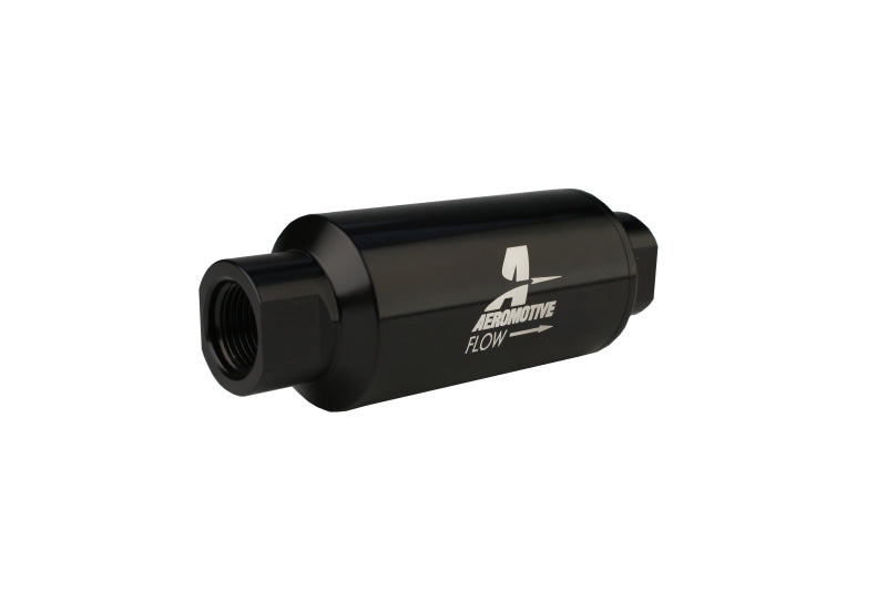 Aeromotive In-Line Filter - AN-10 - Black - 100 Micron - Blais Performance Parts