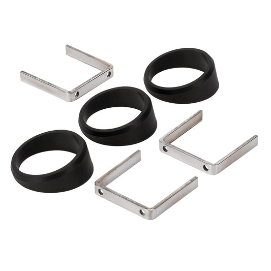 Autometer or Autogage 2-1/16in Black Angle Rings -- 3 Pack - Blais Performance Parts