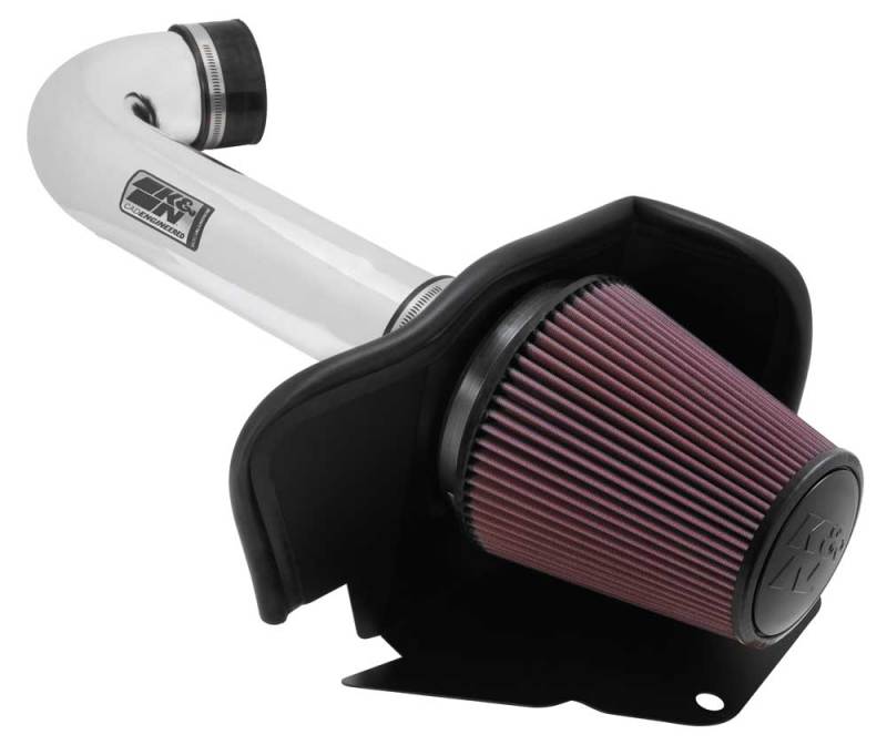 K&N 11 Jeep Grand Cherokee 5.7L V8 / 11 Dodge Durango 5.7L V8 High Flow Performance Intake Kit - Blais Performance Parts