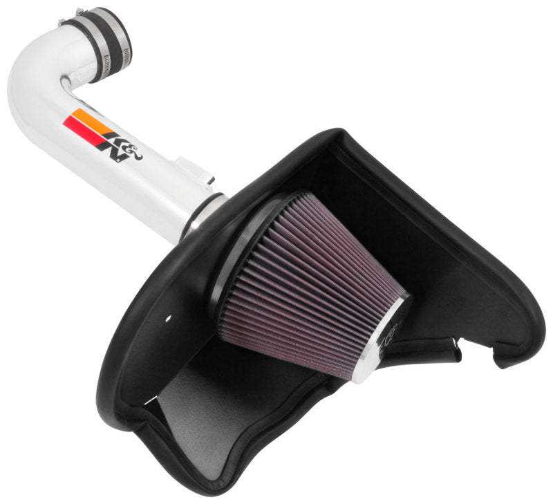 K&N 16-17 Chevy Camaro 3.6L Silver Typhoon Short Ram Intake - Blais Performance Parts