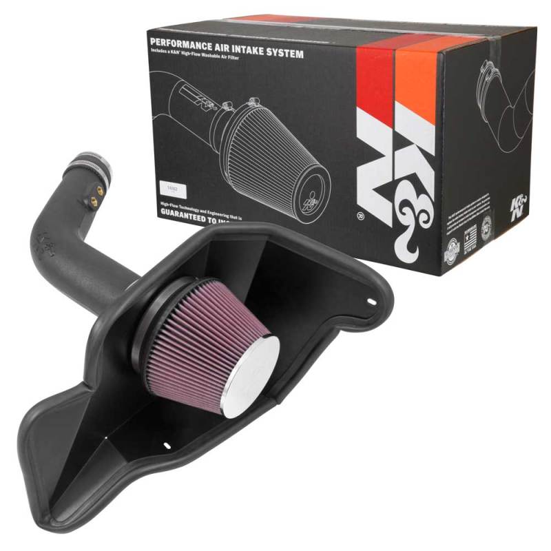 K&N 15-17 Ford Mustang 3.7L V6 F/I Performance Intake Kit - Blais Performance Parts