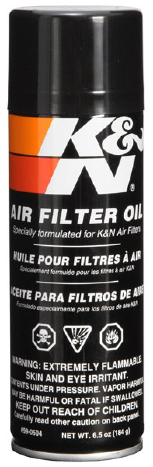 K&N 6.5 OZ Aerosol Spray Air Filter Oil - Blais Performance Parts