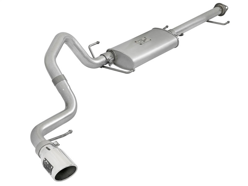 aFe Scorpion 2-1/2in Alum Steel Cat-Back Exhaust w/ Polished Tips 07-17 Toyota FJ Cruiser V6 4.0L - Blais Performance Parts