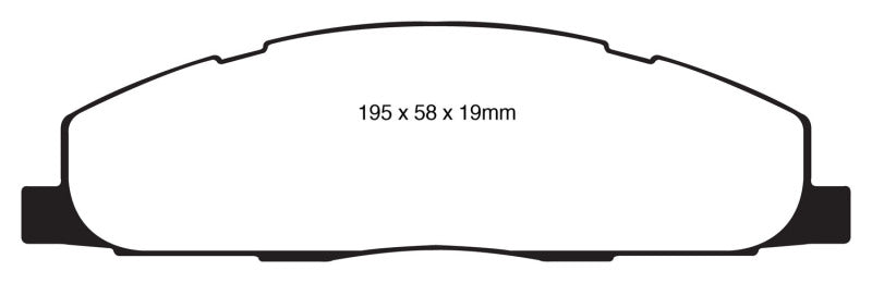 EBC 09-11 Dodge Ram 2500 Pick-up 5.7 2WD/4WD Greenstuff Rear Brake Pads - Blais Performance Parts