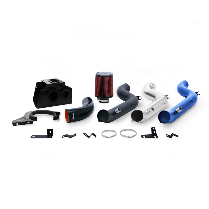 Mishimoto 2016 Ford Focus RS 2.3L Performance Air Intake Kit - Wrinkle Nitrous Blue - Blais Performance Parts