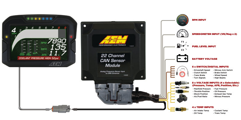 AEM 22 Channel CAN Expander Module - Blais Performance Parts