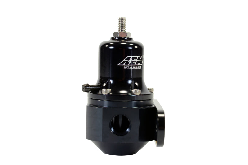 AEM High Capacity Universal Black Adjustable Fuel Pressure Regulator - Blais Performance Parts