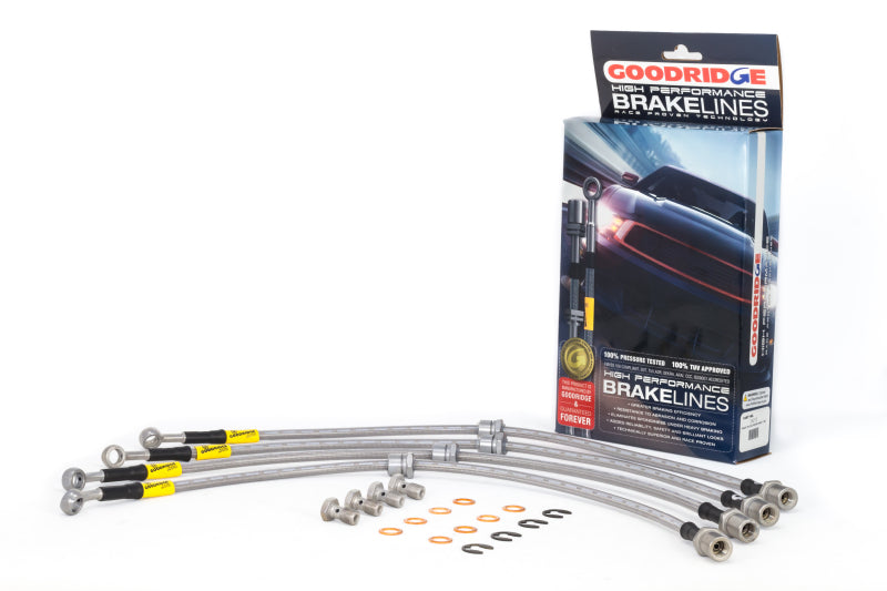 Goodridge 11/92-01 Impreza 2&4wd w/ Rear Disc Brake Lines - Blais Performance Parts