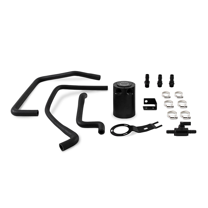 Mishimoto 2016+ Mazda Miata Baffled Oil Catch Can Kit - Black - Blais Performance Parts