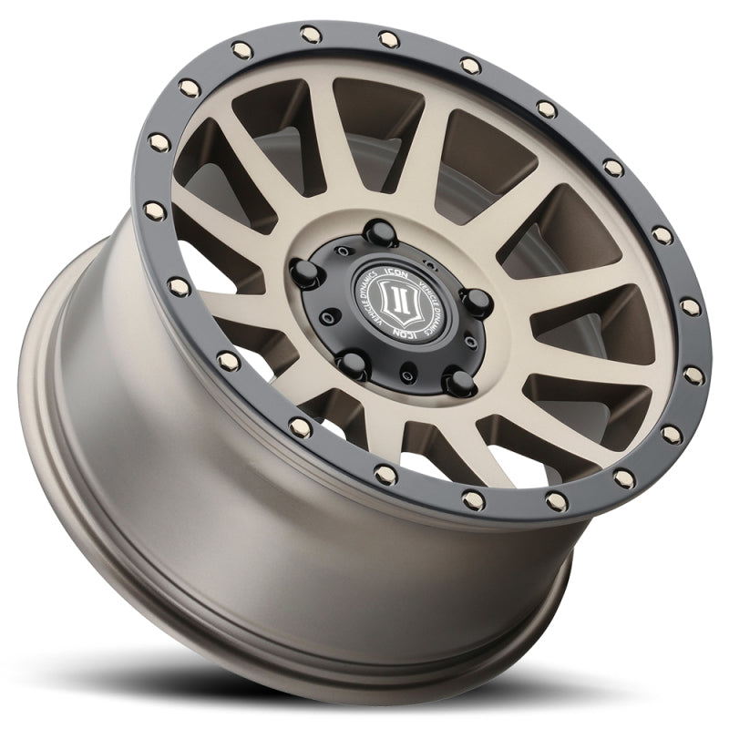 ICON Compression 17x8.5 5x150 25mm Offset 5.75in BS 110.1mm Bore Bronze Wheel - Blais Performance Parts