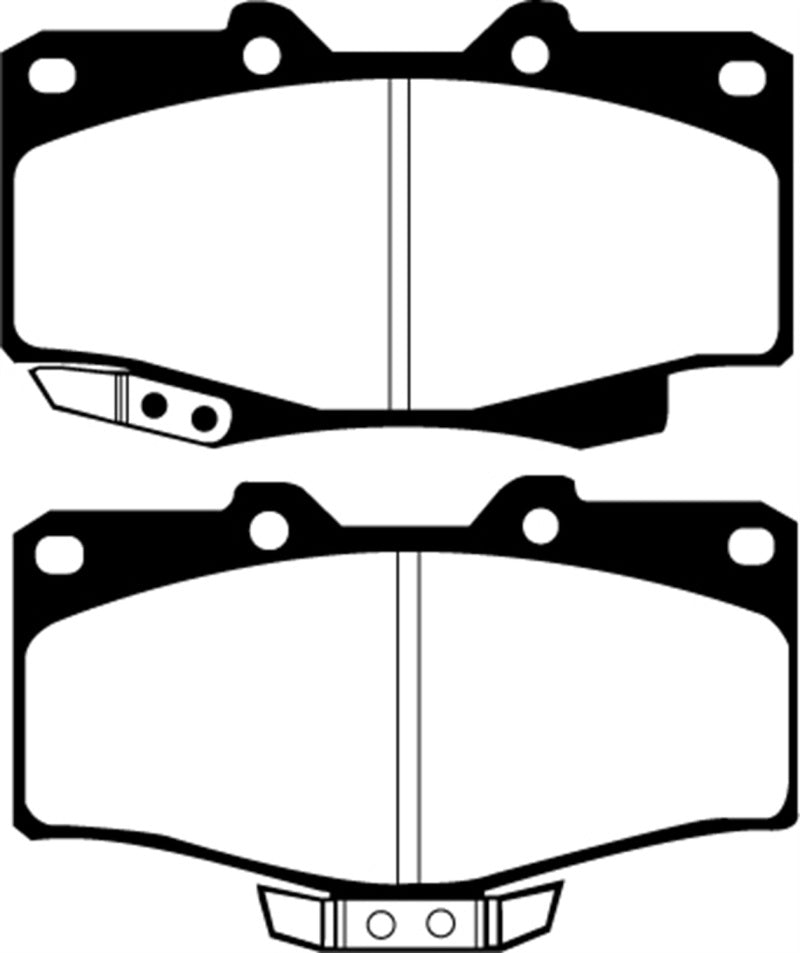 EBC 90-91 Toyota 4 Runner 2.4 Greenstuff Front Brake Pads - Blais Performance Parts