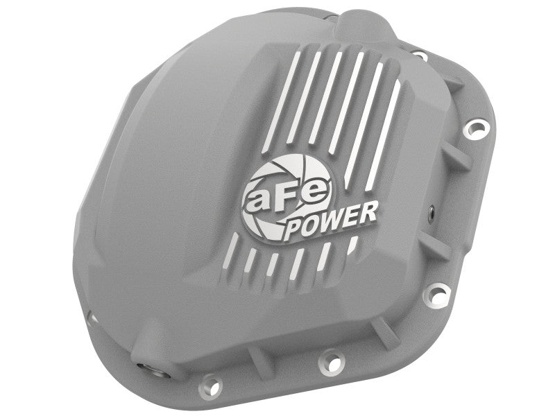 afe Front Differential Cover (Raw; Street Series); Ford Diesel Trucks 94.5-14 V8-7.3/6.0/6.4/6.7L - Blais Performance Parts