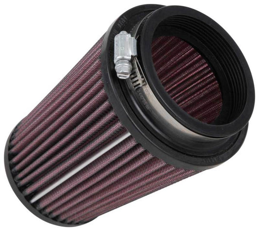 K&N Filter Universal Rubber Filter 3  Flange 4 1/2 Base inch 3 1/2 inch Top 5 3/4 inch Height - Blais Performance Parts