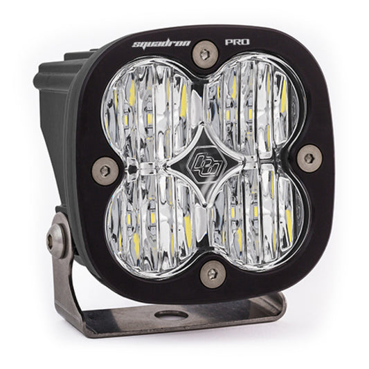 Baja Designs Squadron Pro Black Wide Cornering Pattern LED Light Pod - Clear - Blais Performance Parts
