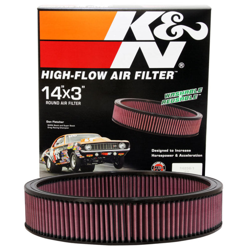 K&N Replacement Air Filter GM CARS & TRUCKS, V8, 1966-84 - Blais Performance Parts