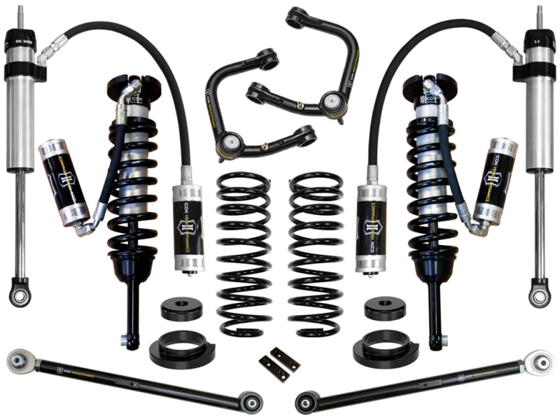 ICON 03-09 Lexus GX470 0-3.5in Stage 5 Suspension System w/Tubular UCA - Blais Performance Parts