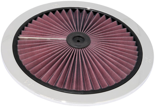 K&N X-Stream Top Filter X-Stream 14 inch OD Chrome - Blais Performance Parts