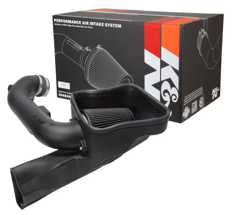 K&N 18-23 Ford Mustang GT 5.0L V8 F/I Dryflow Performance Air Intake System - Blais Performance Parts