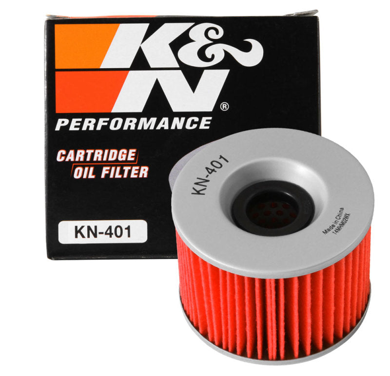 K&N Honda / Kawasaki / Yamaha / Triumph 3in OD x .75ID x 2.210in H Oil Filter - Blais Performance Parts