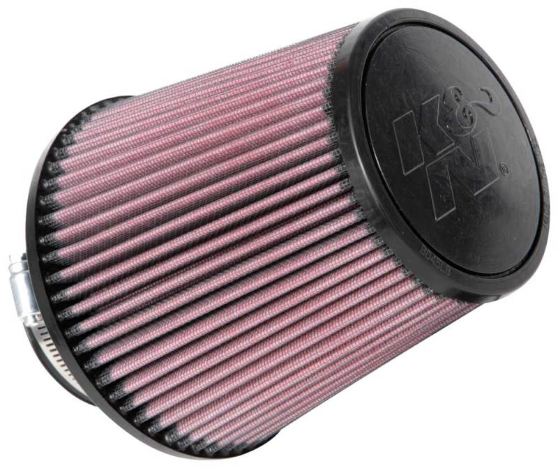 K&N Universal Clamp-On Air Filter 3in FLG / 6in B / 4-1/2in T / 6in H - Blais Performance Parts