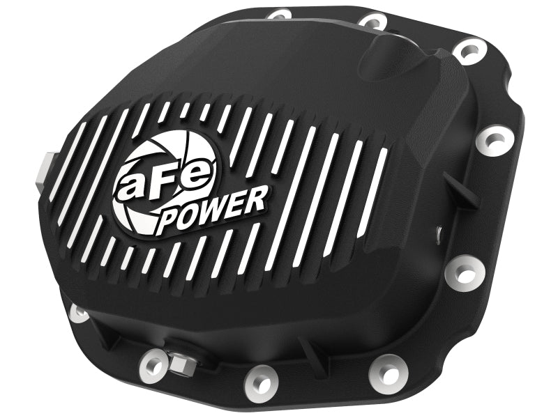 aFe Pro Series Rear Differential Cover Black w/ Fins 15-19 Ford F-150 (w/ Super 8.8 Rear Axles) - Blais Performance Parts