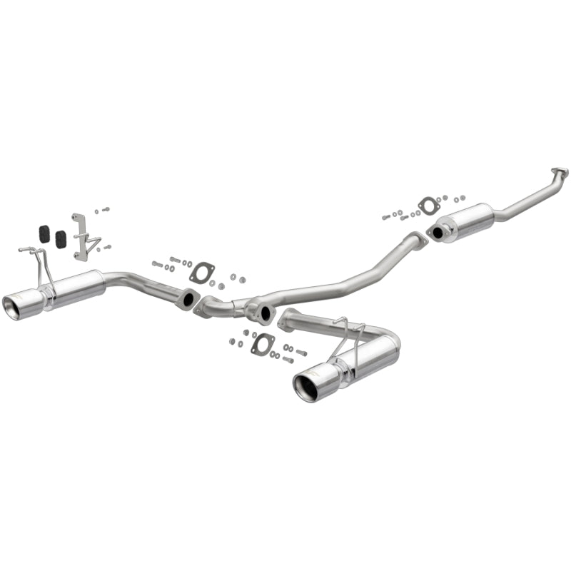 MagnaFlow 16-18 Honda Civic L4 2.0L Street Series Cat-Back Exhaust w/ Polished Tips - Blais Performance Parts