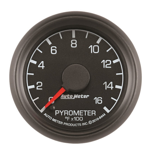 Autometer Factory Match Ford 52.4mm Full Sweep Electronic 0-1600 Deg F EGT/Pyrometer Gauge - Blais Performance Parts