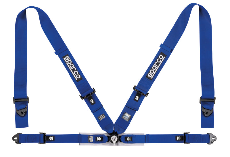 Sparco Belt 4Pt 3in/2in Competition Harness - Blue - Blais Performance Parts