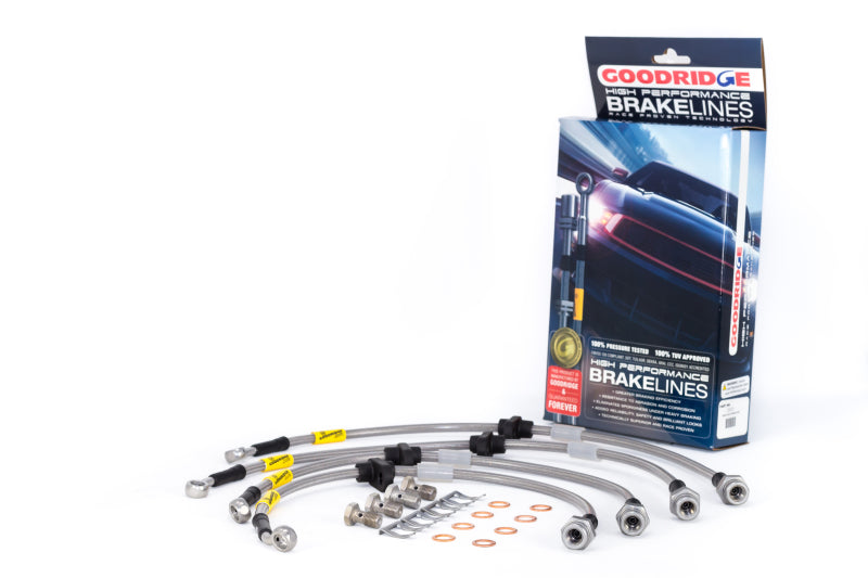 Goodridge 99-00 Honda Civic Si (w/ rear disc) Brake Lines - Blais Performance Parts