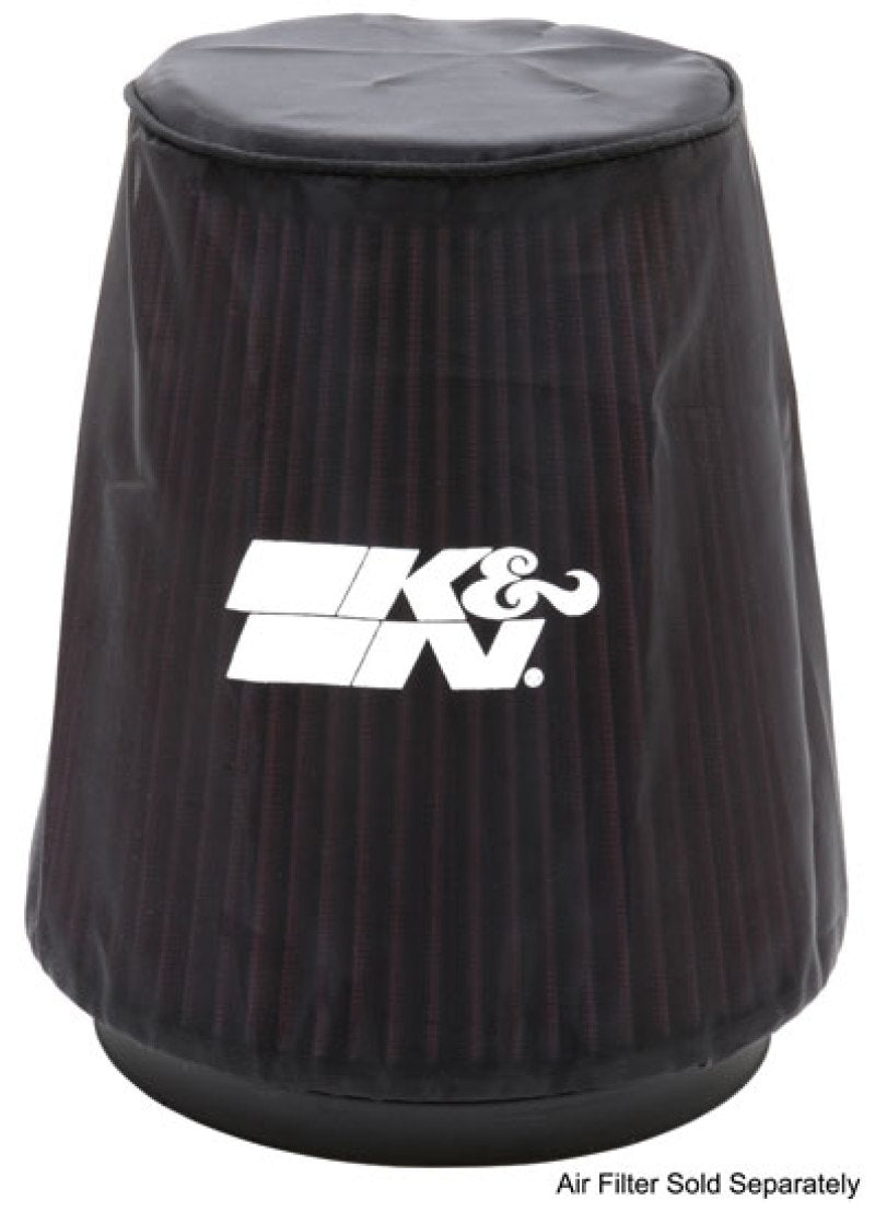 K&N Universal P Dry charger Round Tapered Air Filter Wrap Black - Blais Performance Parts