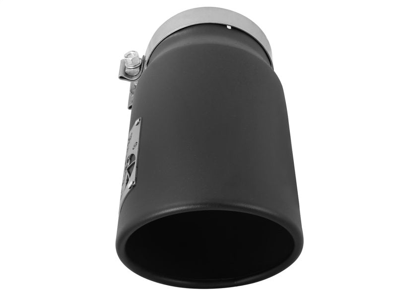 aFe Diesel Exhaust Tip Bolt On Black 5in Inlet x 6in Outlet x 12in Long - Blais Performance Parts