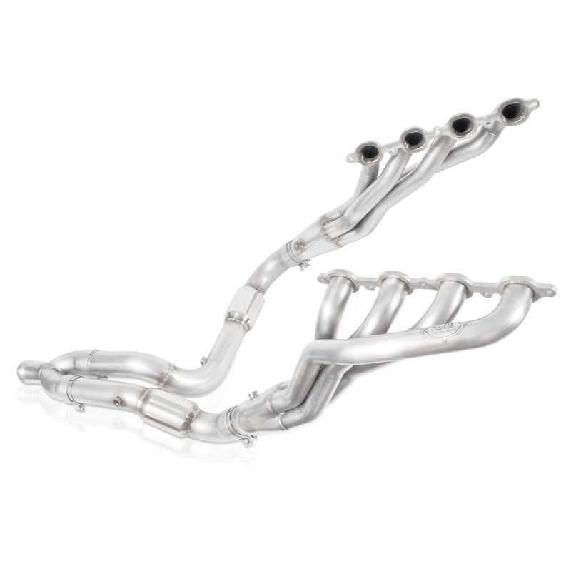 Stainless Works 2007-13 Chevy Silverado/GMC Sierra Headers 1-7/8in Primaries High-Flow Cats Y-Pipe - Blais Performance Parts