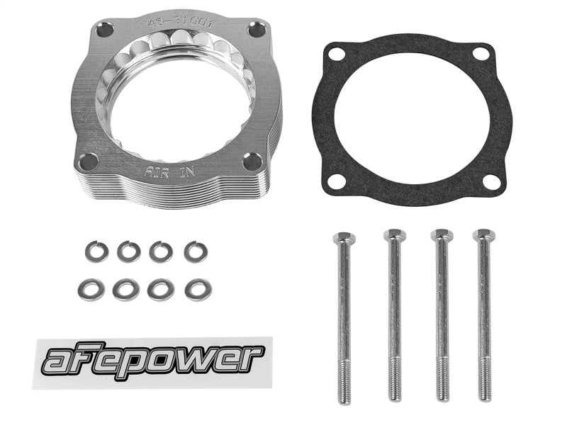 aFe Silver Bullet Throttle Body Spacer N62 Only BMW (E53) 04-09 5series (E60) 04-09 6series (E63/64) - Blais Performance Parts