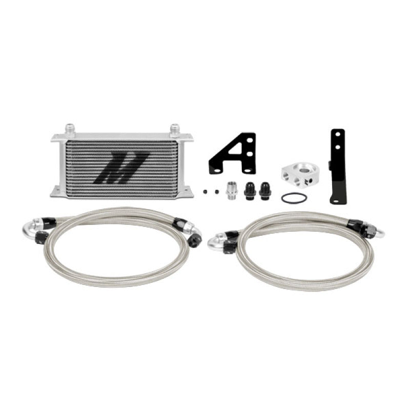 Mishimoto 15 Subaru STI Oil Cooler Kit - Silver - Blais Performance Parts