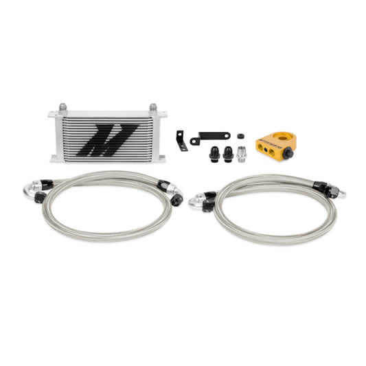 Mishimoto 08-14 WRX/STi Thermostatic Oil Cooler Kit - Silver - Blais Performance Parts