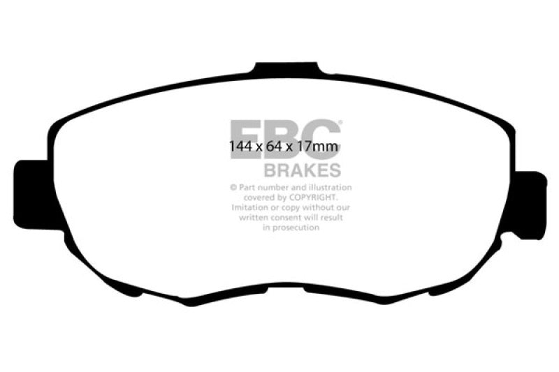 EBC 93-97 Lexus GS300 3.0 Redstuff Front Brake Pads - Blais Performance Parts