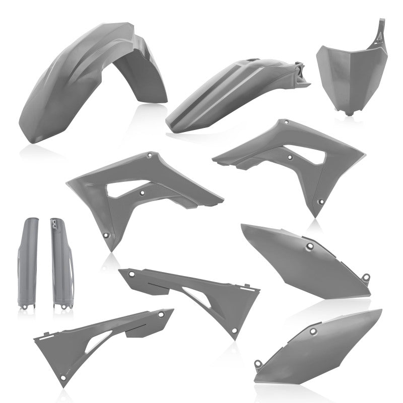 Acerbis 19-22 Honda CRF250R/450R/ CRF450R-S(Includes Airbox /Not Tank Cover)Full Plastic Kit - Gray - Blais Performance Parts