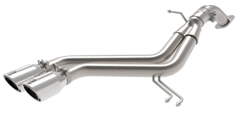 aFe Takeda 13-17 Hyundai Veloster L4-1.6L 2-1/2in 304 SS Axle-Back Exhaust w/ Polished Tips - Blais Performance Parts