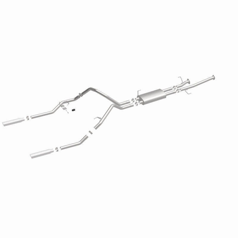 MagnaFlow 14 Toyota Tundra V8 4.6L/5.7L Stainless Cat Back Exhaust Dual Split Rear Exit - Blais Performance Parts