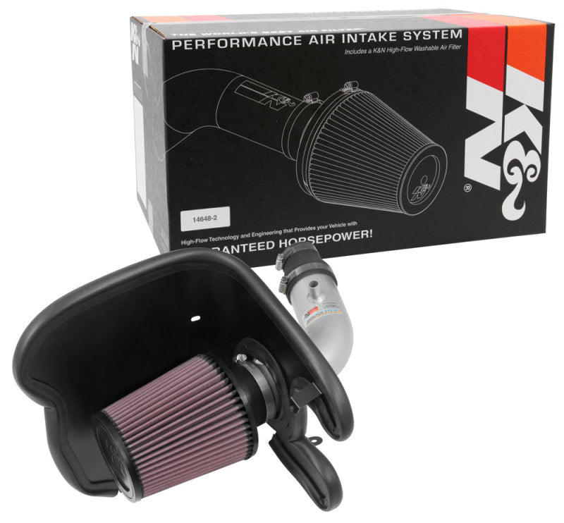 K&N 17-18 Chevy Cruze 1.4L Turbo Silver Typhoon Short Ram Intake - Blais Performance Parts